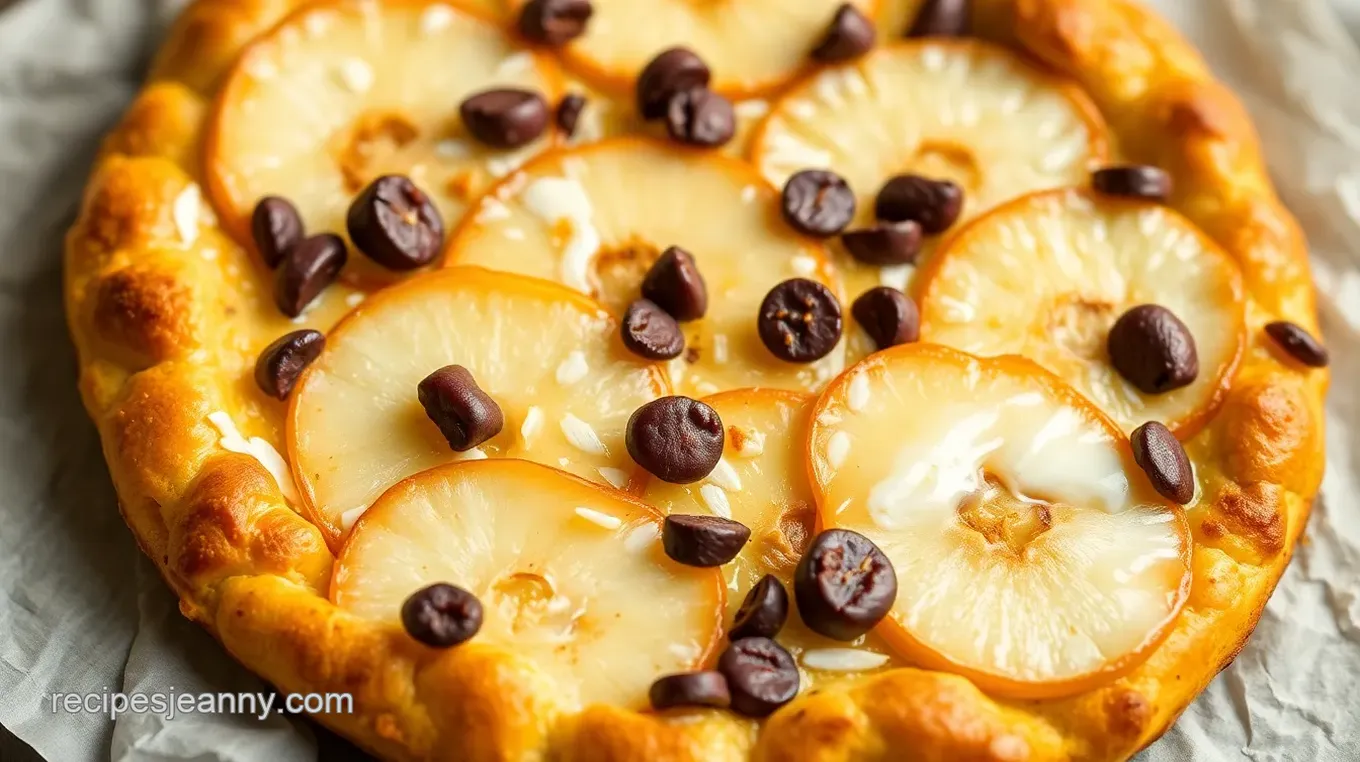 Gluten-Free Apple Dessert Pizza