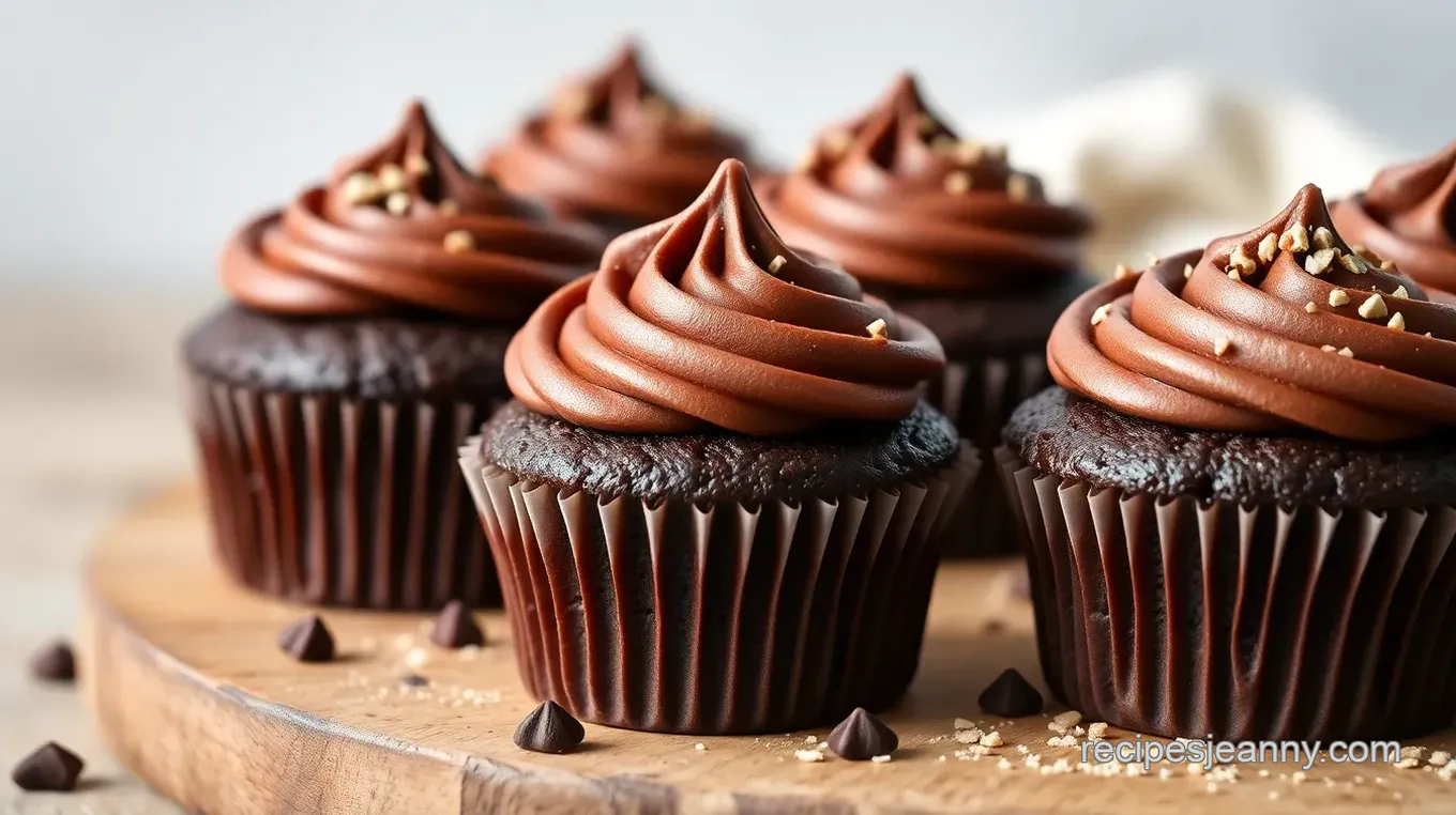 Guinness Chocolate Cupcakes with Salted Caramel