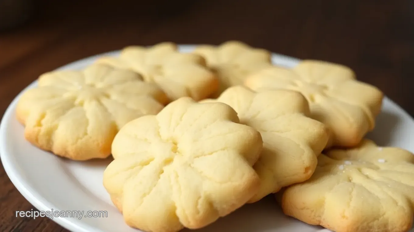 Leaf-Shaped Butter Cookies