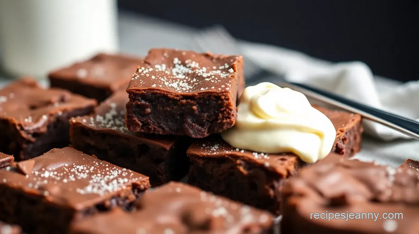 Mocha Espresso Brownies with Espresso Powder