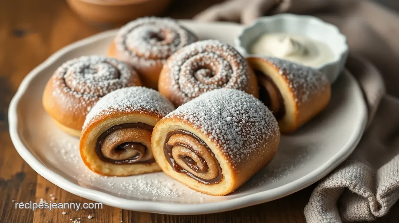 Nutella-Filled Rolls Recipe