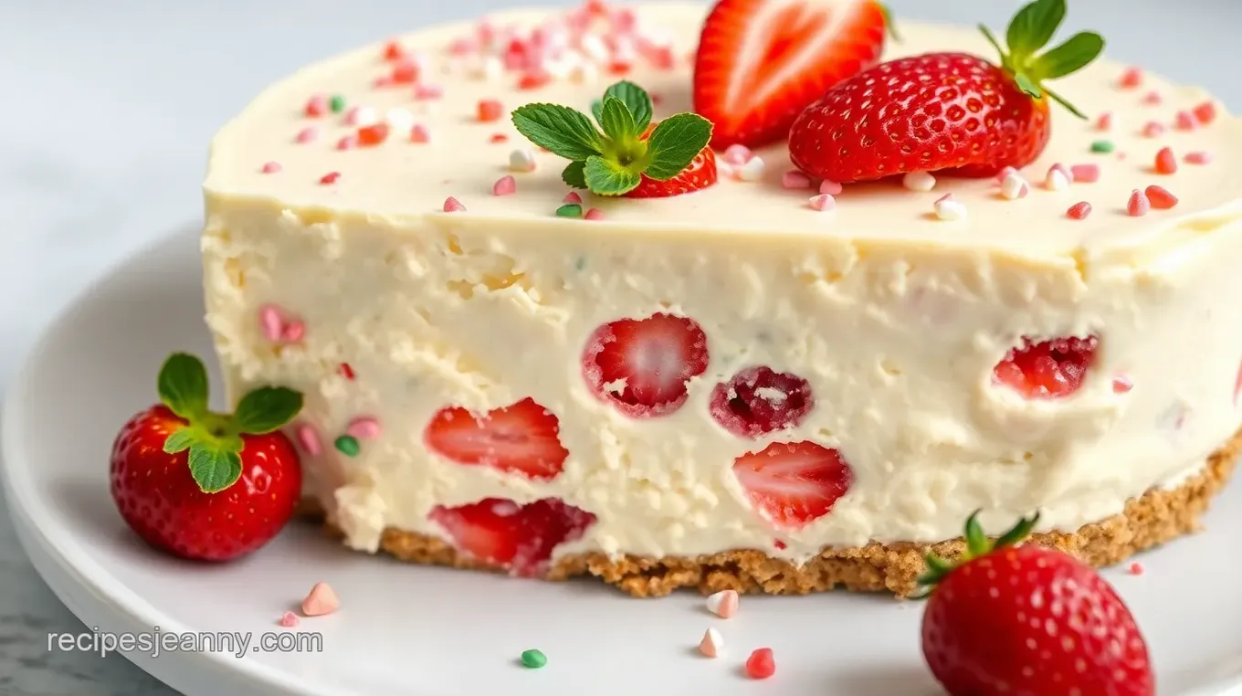 Strawberry Funfetti Cheesecake Cake