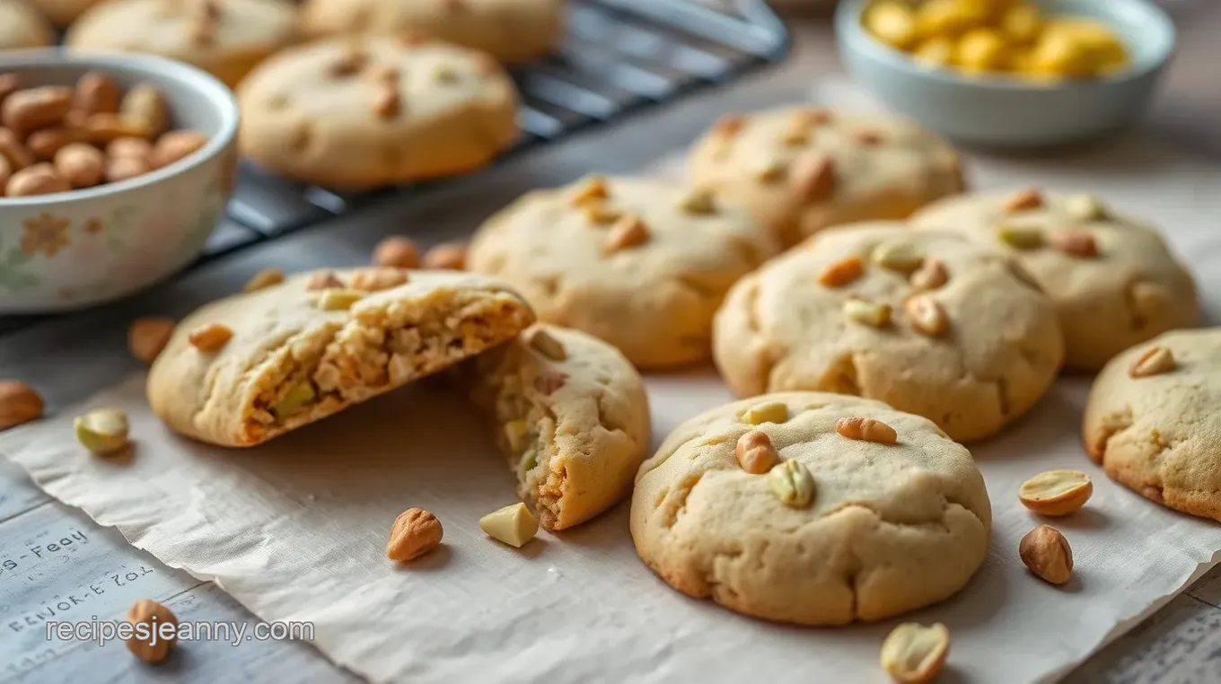 Pistachio Butter Cookies