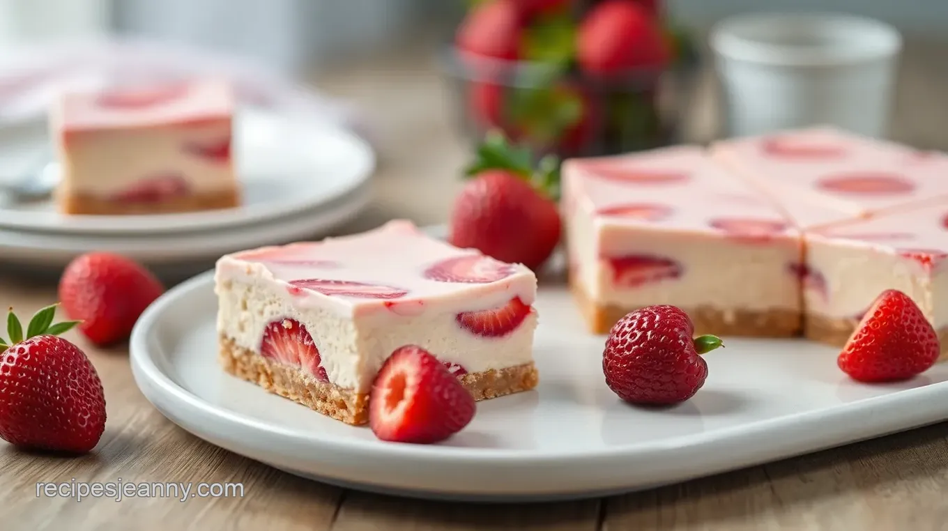 Baking Strawberry Cheesecake Bars Delightfully