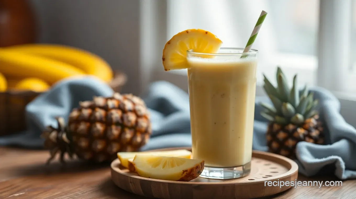 Blend Tropical Smoothie for Refreshing Energy