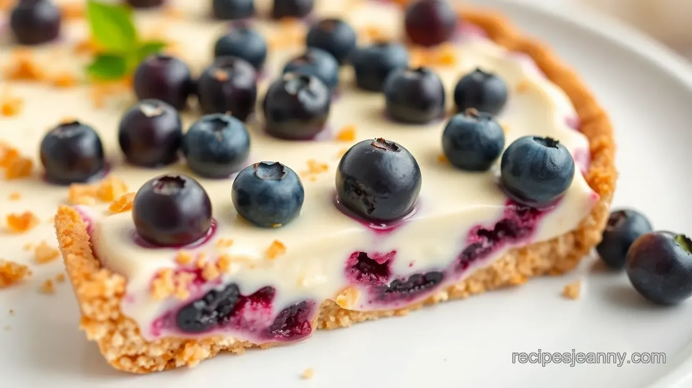 Blueberry Cream Cheese Tart