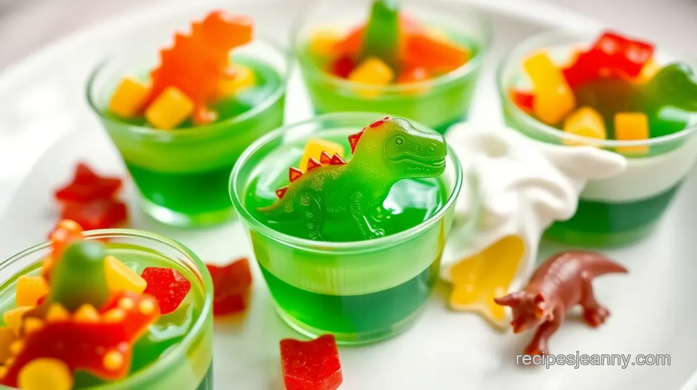 Dino Jello Cups Recipe