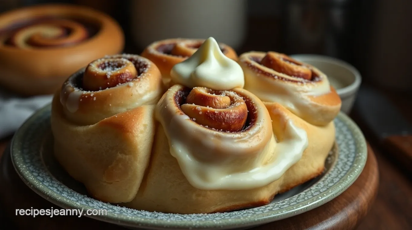 Cinnamon Rolls with Heavy Whipping Cream