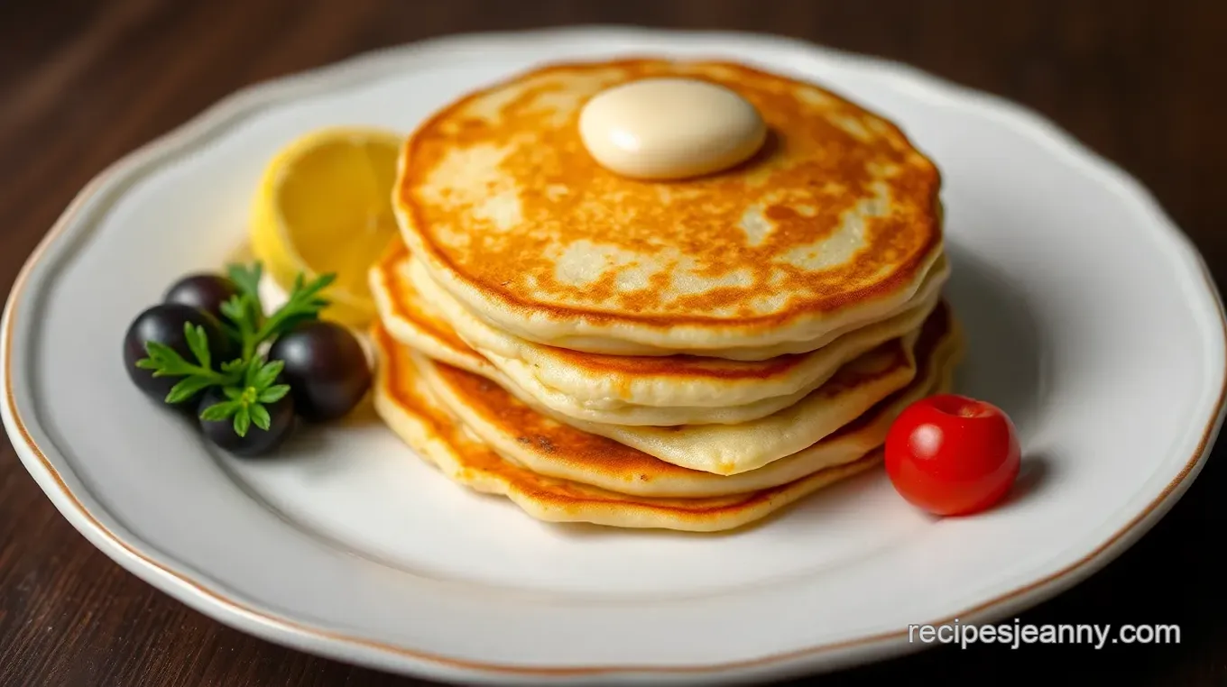 Fluffy Cornstarch Pancakes with Baking Soda