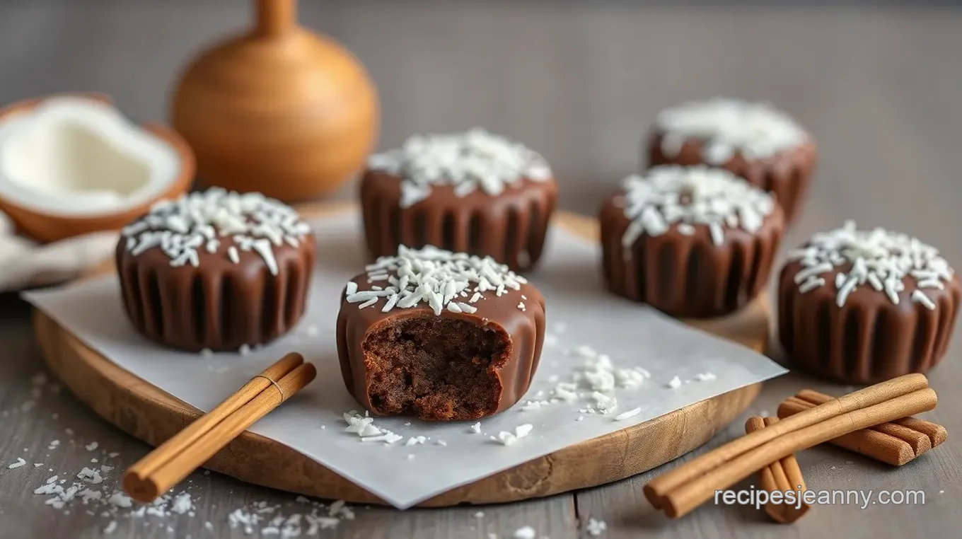 Homemade Coconut Chocolate Delight