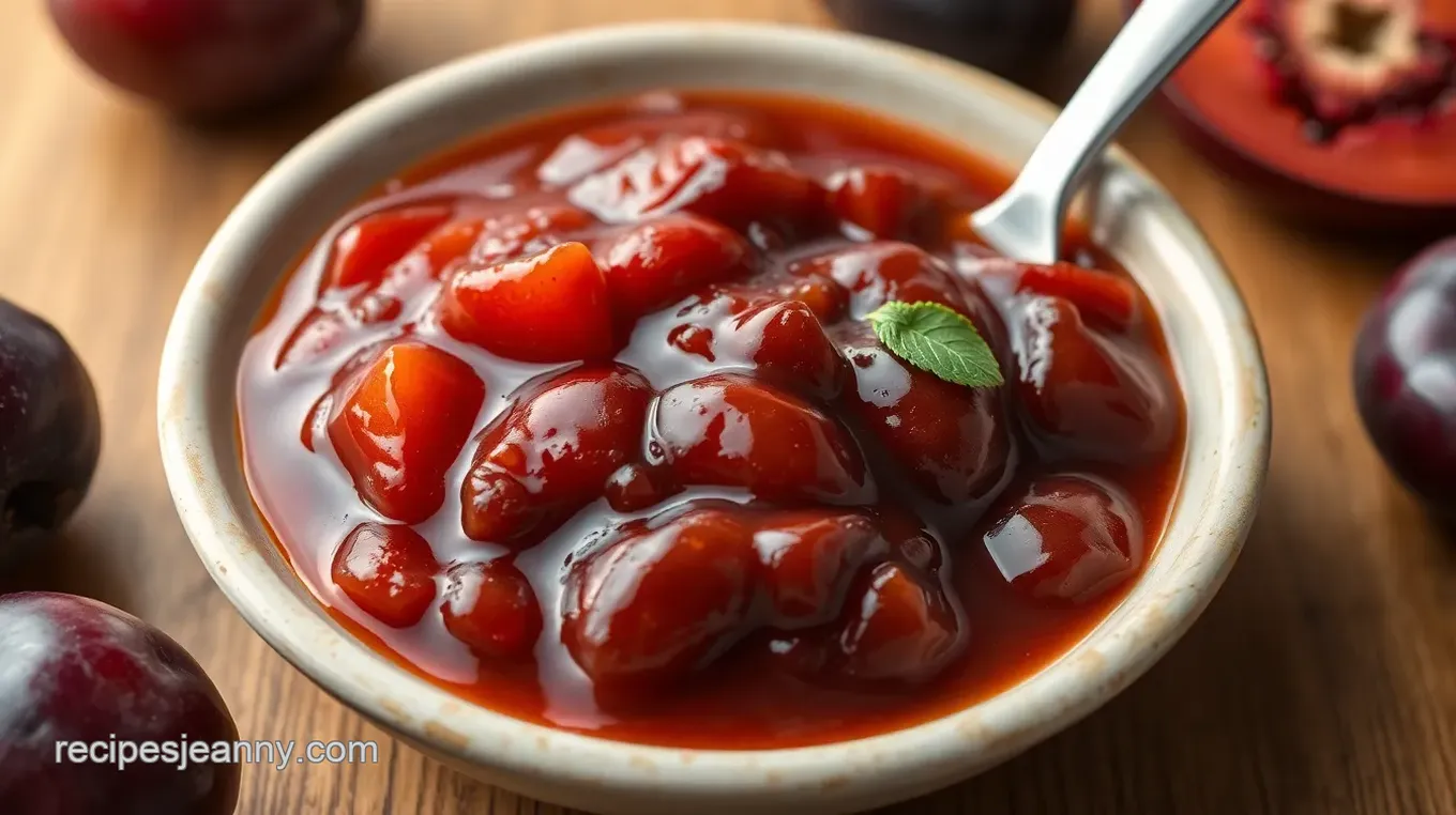 Homemade Plum Sauce Recipe