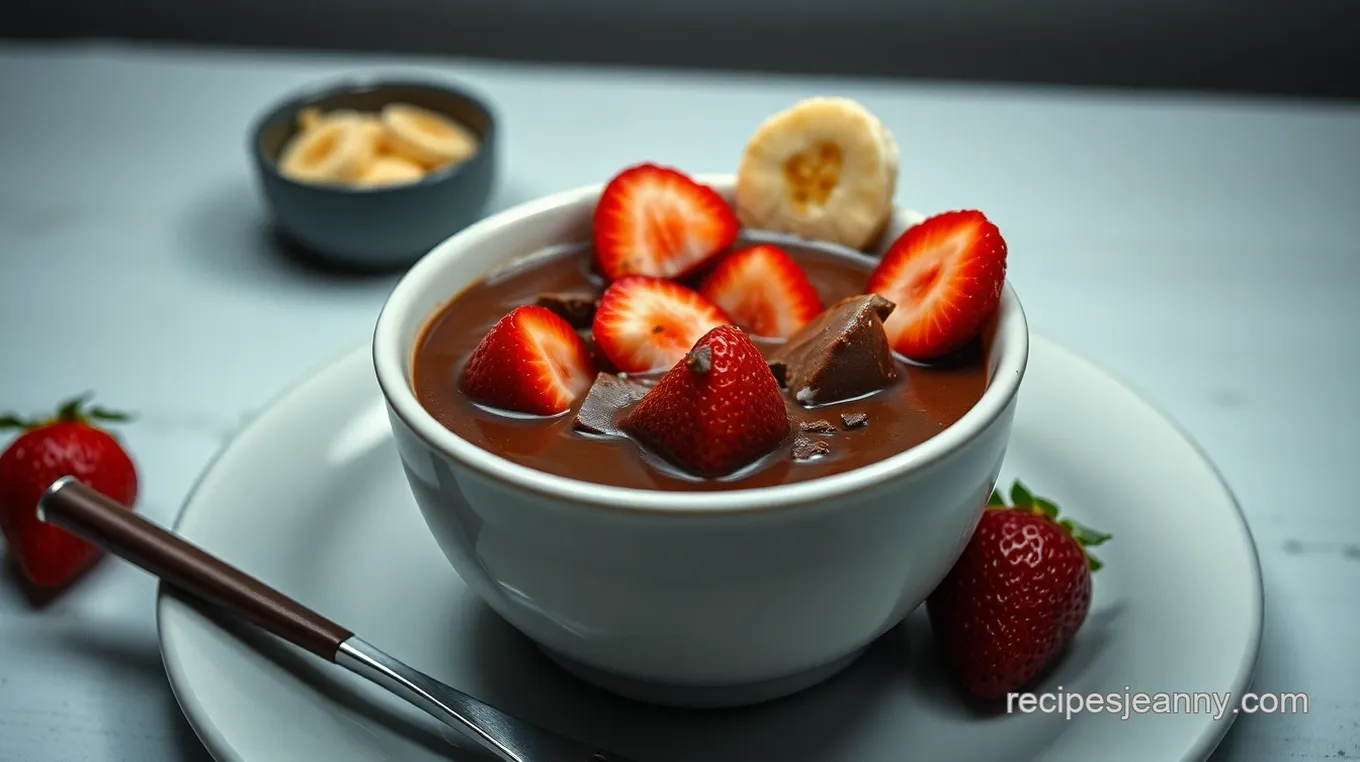 Couples Chocolate Fondue Recipe