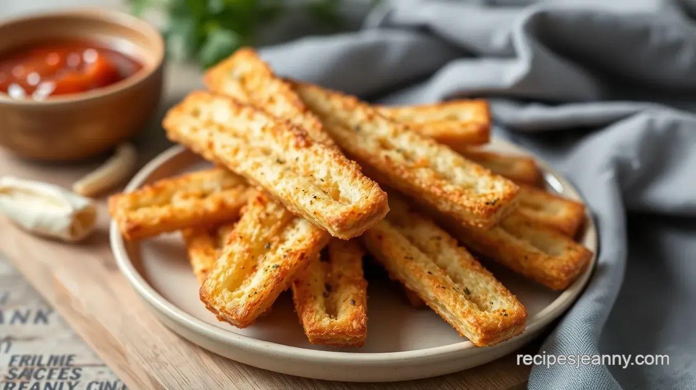 Crispy Bread Strips Delight