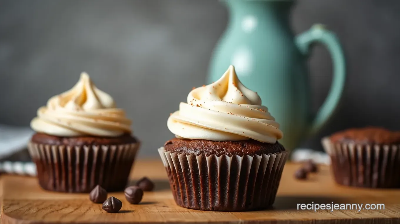 Decadent Full Moon Brownie Cupcakes