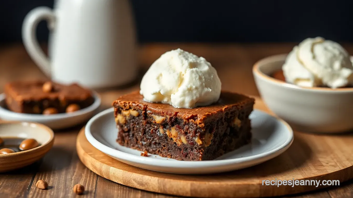 Decadent Peanut Butter Brownie Ice Cream Treats