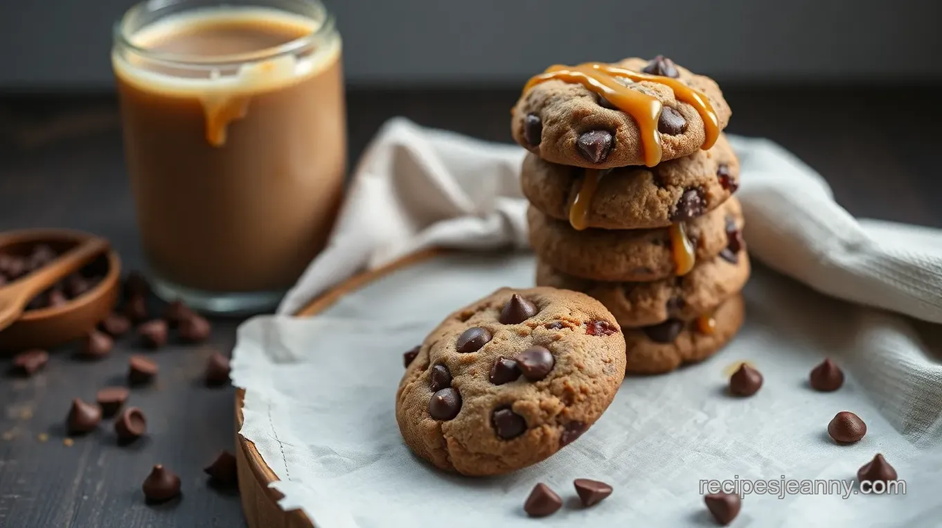 Decadent Salted Caramel Chocolate Chip Cookies