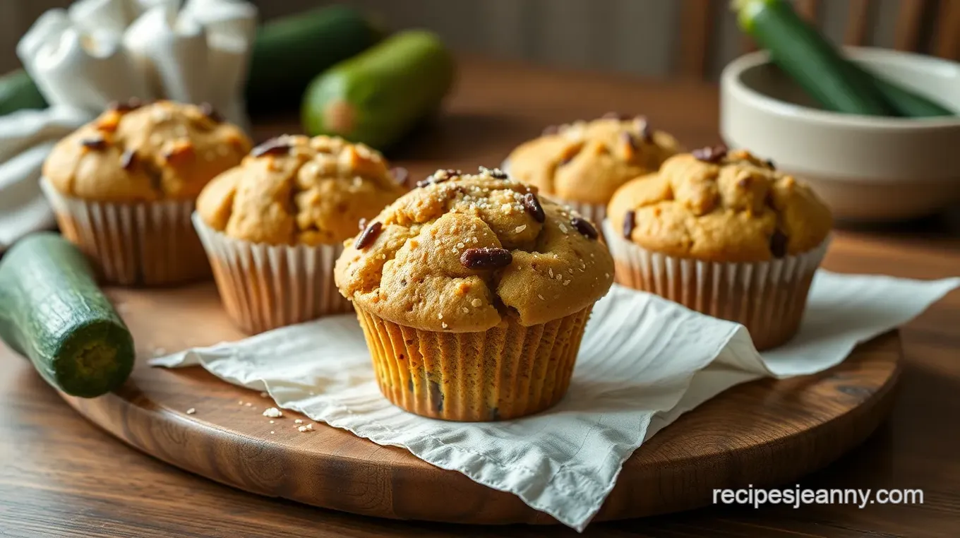 Decadent Vegan Chocolate Zucchini Muffins