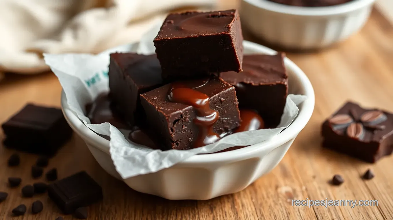 Decadent Vegan Dark Chocolate Fudge