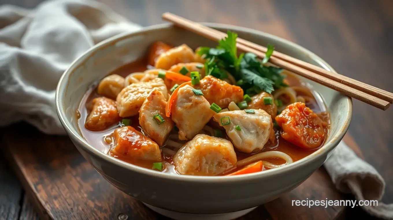 Delicious Chicken Ramen Soup