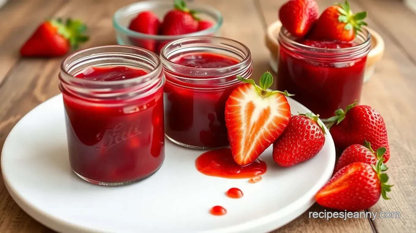 Delicious Homemade Strawberry Jam