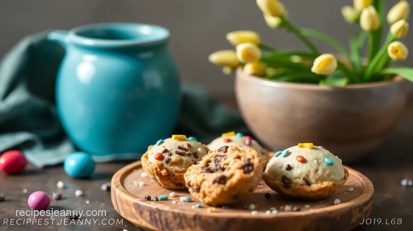 Healthy Cookie Dough Easter Eggs