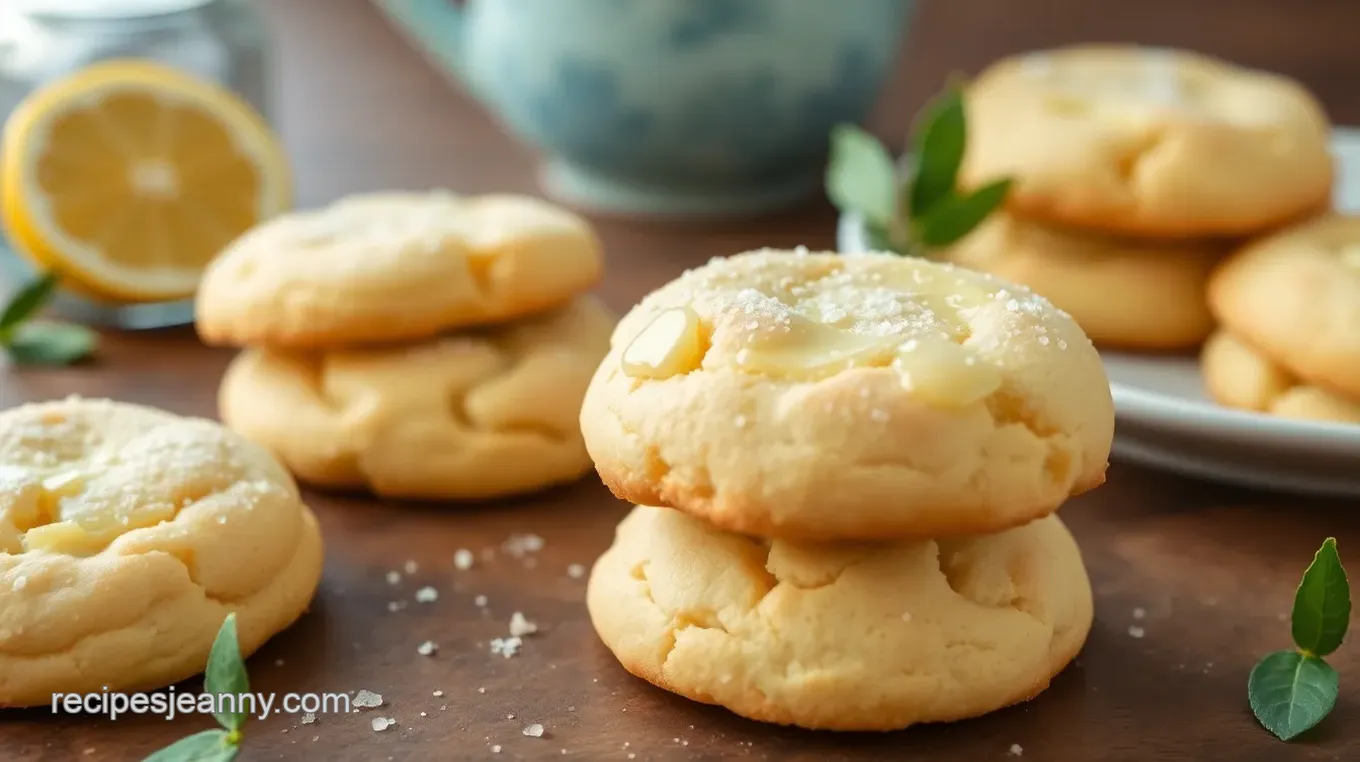 Lemon Bar Butter Cookies Delight