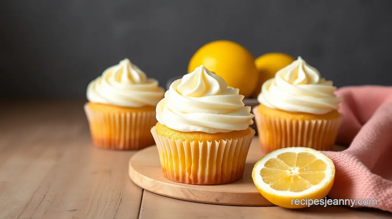 Lemon Cupcakes with Mascarpone Frosting