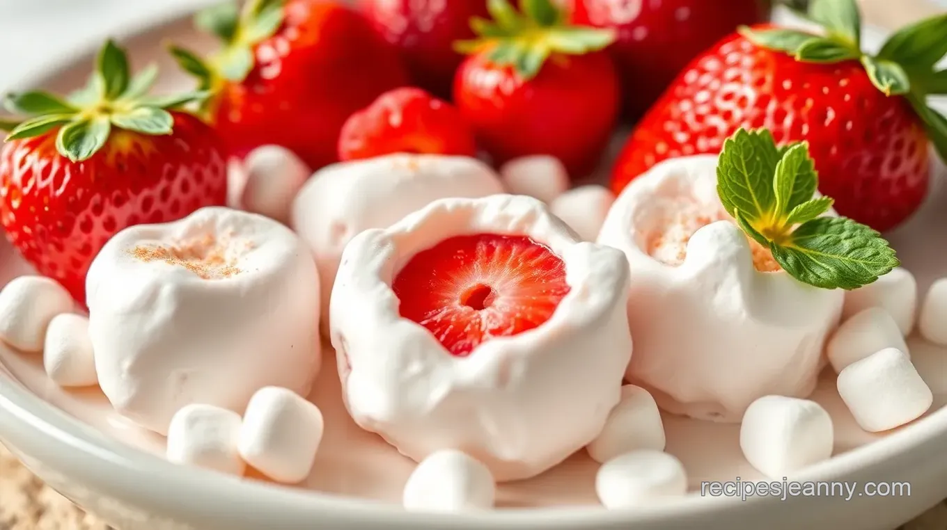 Marshmallow Strawberry Bliss Bites