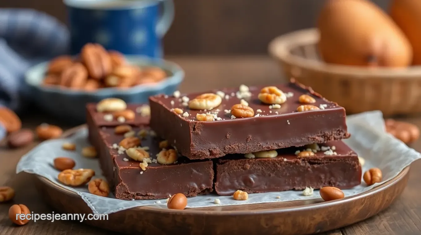 Easy Chocolate Nut Slabs