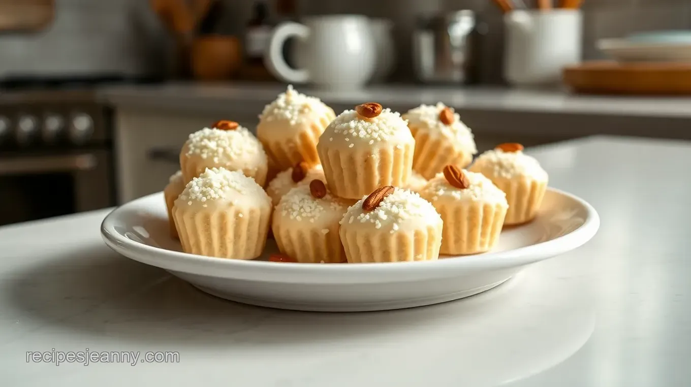 Coconut Almond Liqueur Balls