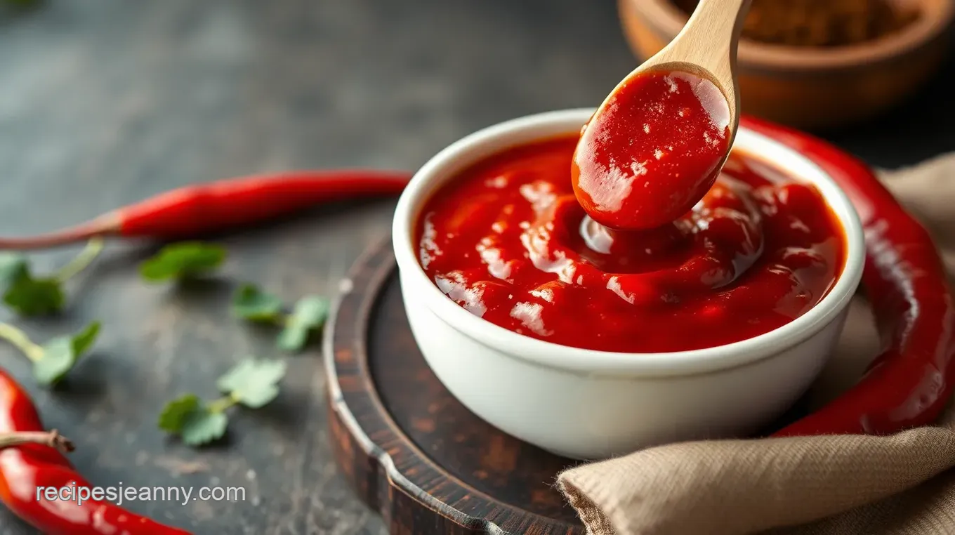 Make Spicy Red Chili Sauce at Home