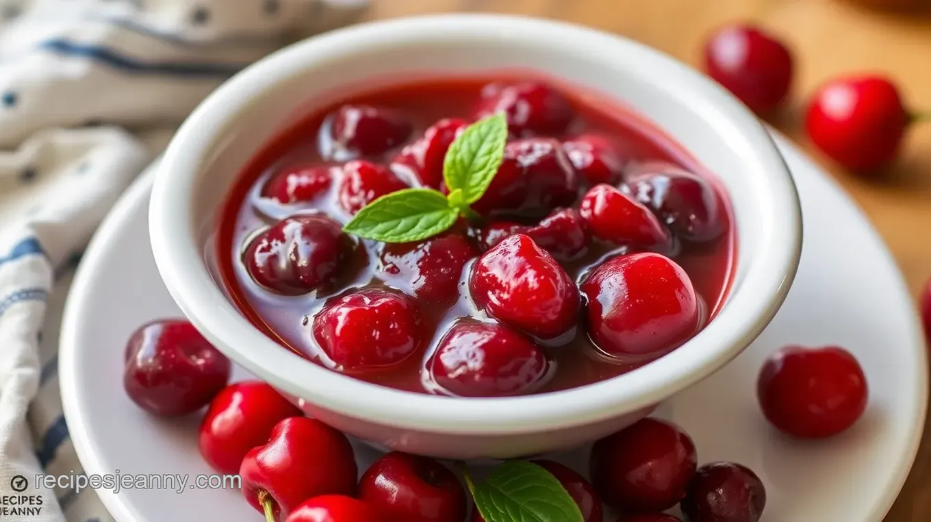 Cherry-Cranberry Compote