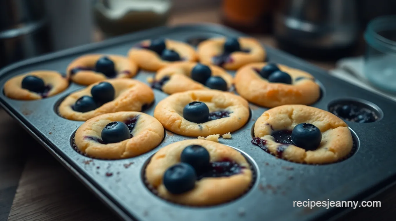 Sweet Blueberry Muffin Tops