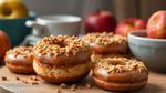 Baked Apple Cider Donuts with Crunchy Topping