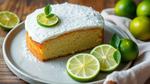 Bake Coconut Lime Cake with Tropical Flavor