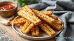 Bake Crispy Bread Strips with Garlic Flavor