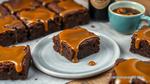 Bake Guinness Brownies with Rich Caramel