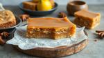 Bake Ginger Caramel Slice with Buttery Flavor