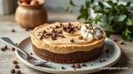 No Bake Peanut Butter Pie with Chocolate Layers