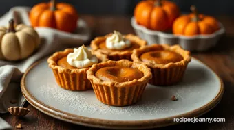 Bake Mini Pumpkin Pies with Maple Flavor