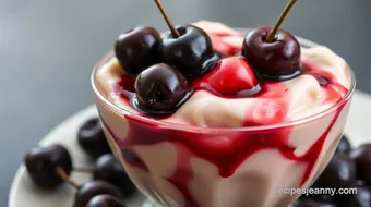 Churned Black Cherry Coffee Delight