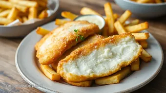 Crispy Fish and Chips - Deliciously Healthy