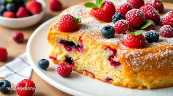 Delicious Butter Berry Cake That's Magical