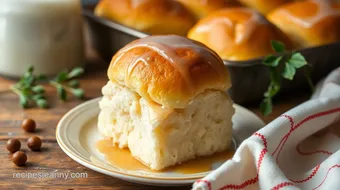 Bake Fluffy Rolls with Sweet Glaze