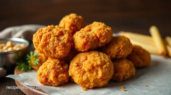 Fried Chicken Nuggets with Crispy Crunch