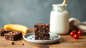 Bake Chickpea Brownies - Healthy & Fudgy