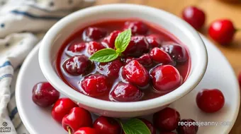 Simmered Cherry Compote: Sweet & Tangy Delight