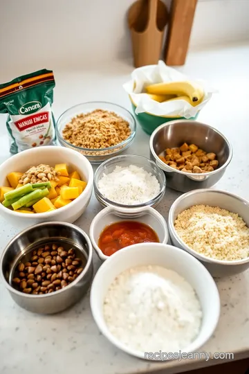 Banana Bread with Crumb Topping ingredients