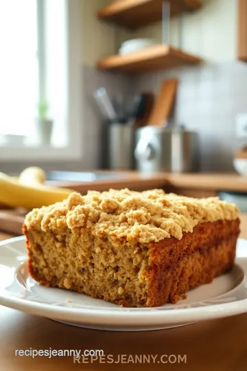 Banana Bread with Crumb Topping steps