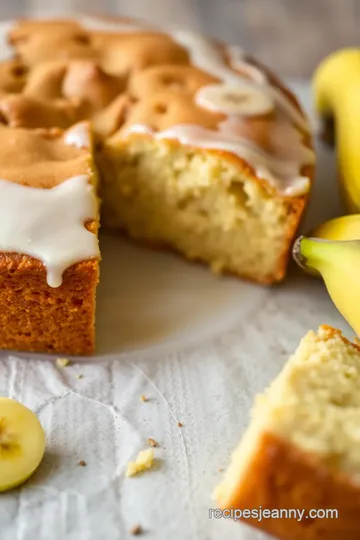 Best Banana Cake Recipe presentation